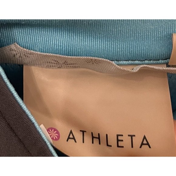 ATHLETA GREY DIPSEA WATER RESISTANT RUNNING SPORTS ATHLETIC JACKET WOMENS M - Picture 4 of 8